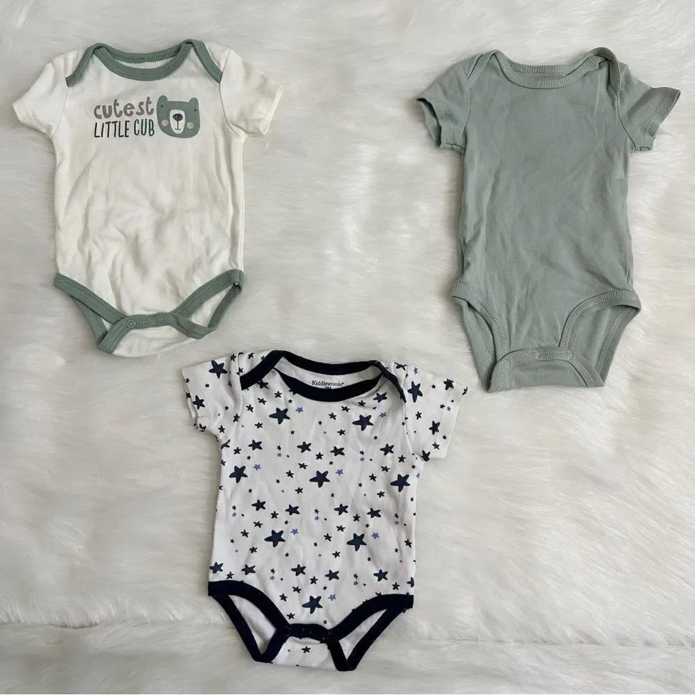 0-3 Months Baby Boy Summer Clothes LOT